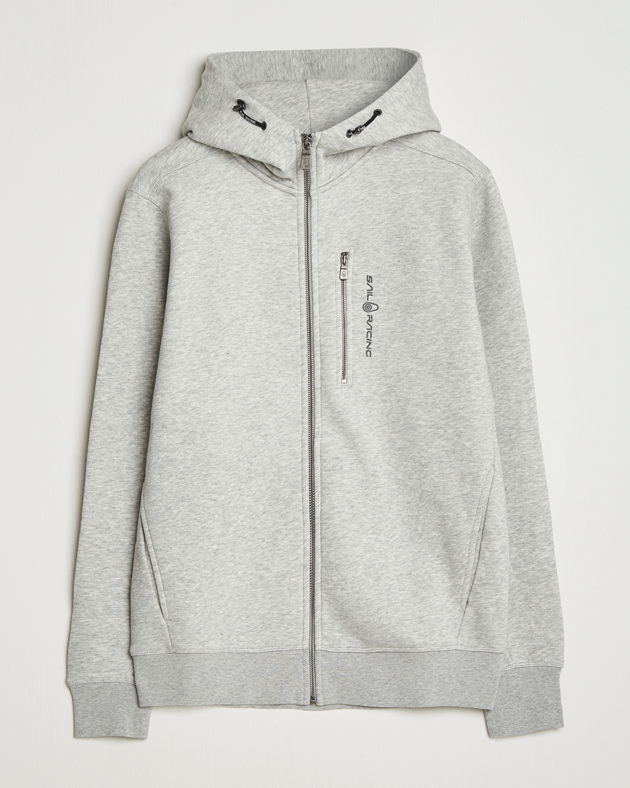 Herren | Pullover | Sail Racing | Bowman Full Zip Hoodie Grey Melange