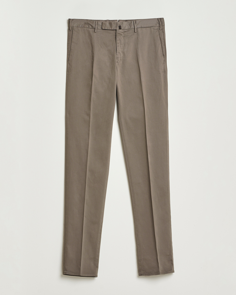 Herren | Hosen | Incotex | Slim Fit Cotton Stretch Chinos Grey