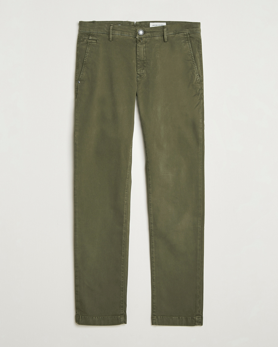 Herren | Hosen | Jacob Cohën | Bobby Cotton Chinos Green