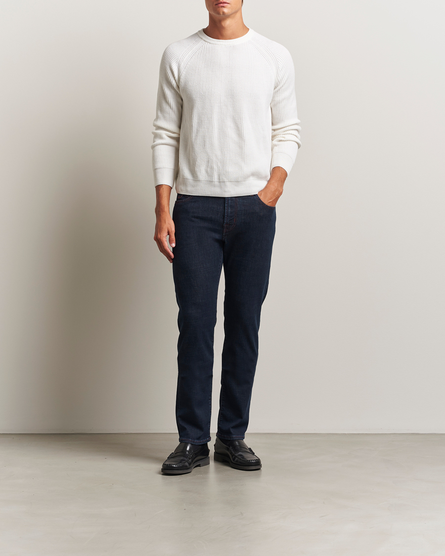 Herren | Jeans | Jacob Cohën | Bard Slim Fit Stretch Jeans Dark Blue