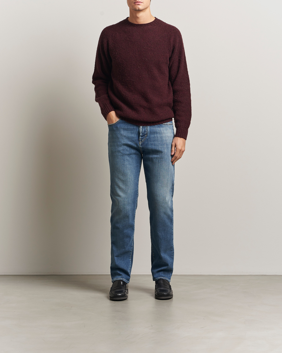 Herren | Jeans | Jacob Cohën | Edos Regular Straight Fit Jeans Light Blue