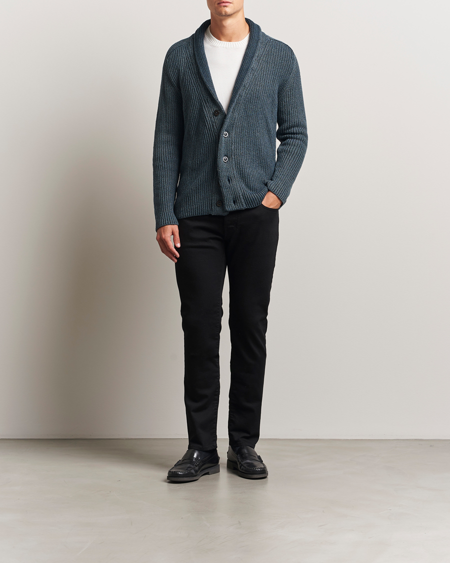 Herren | Jeans | Jacob Cohën | Bard Slim Fit Stretch Jeans Stay Black