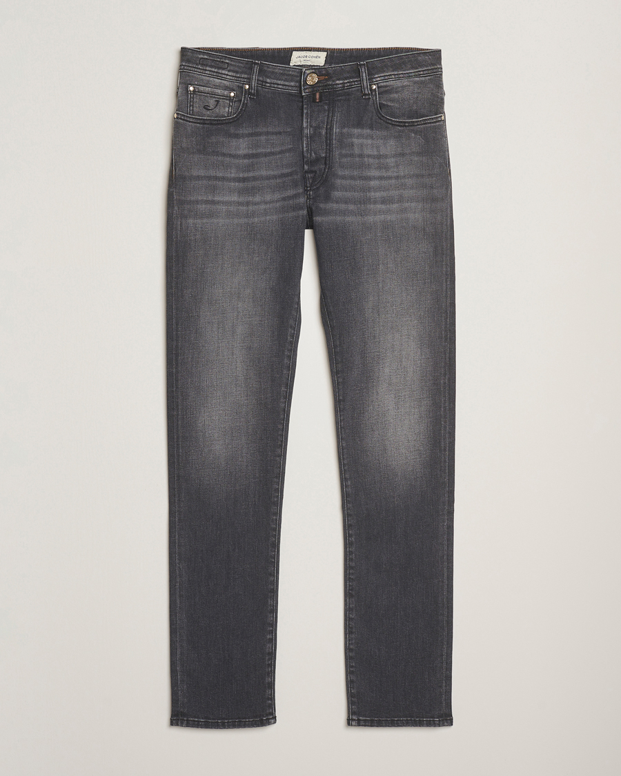Herren | Jeans | Jacob Cohën | Bard Slim Fit Stretch Jeans Grey