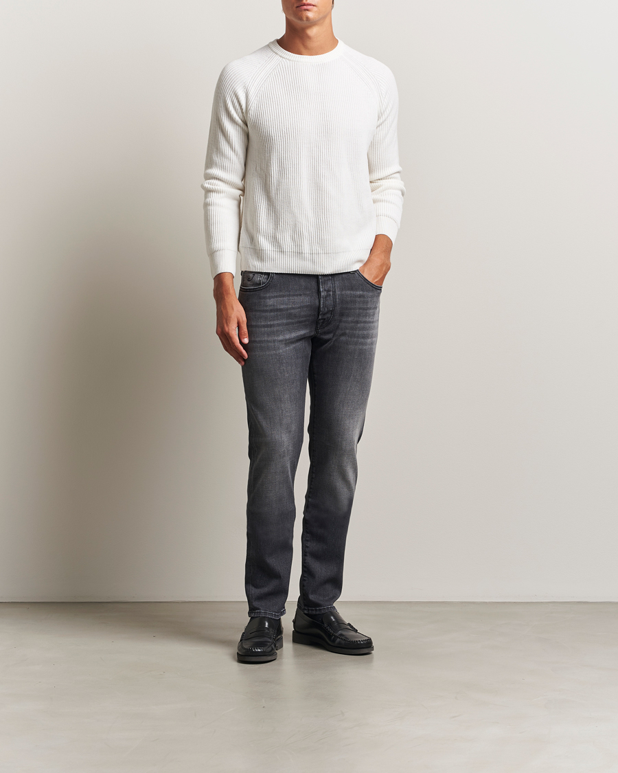 Herren | Jeans | Jacob Cohën | Bard Slim Fit Stretch Jeans Grey
