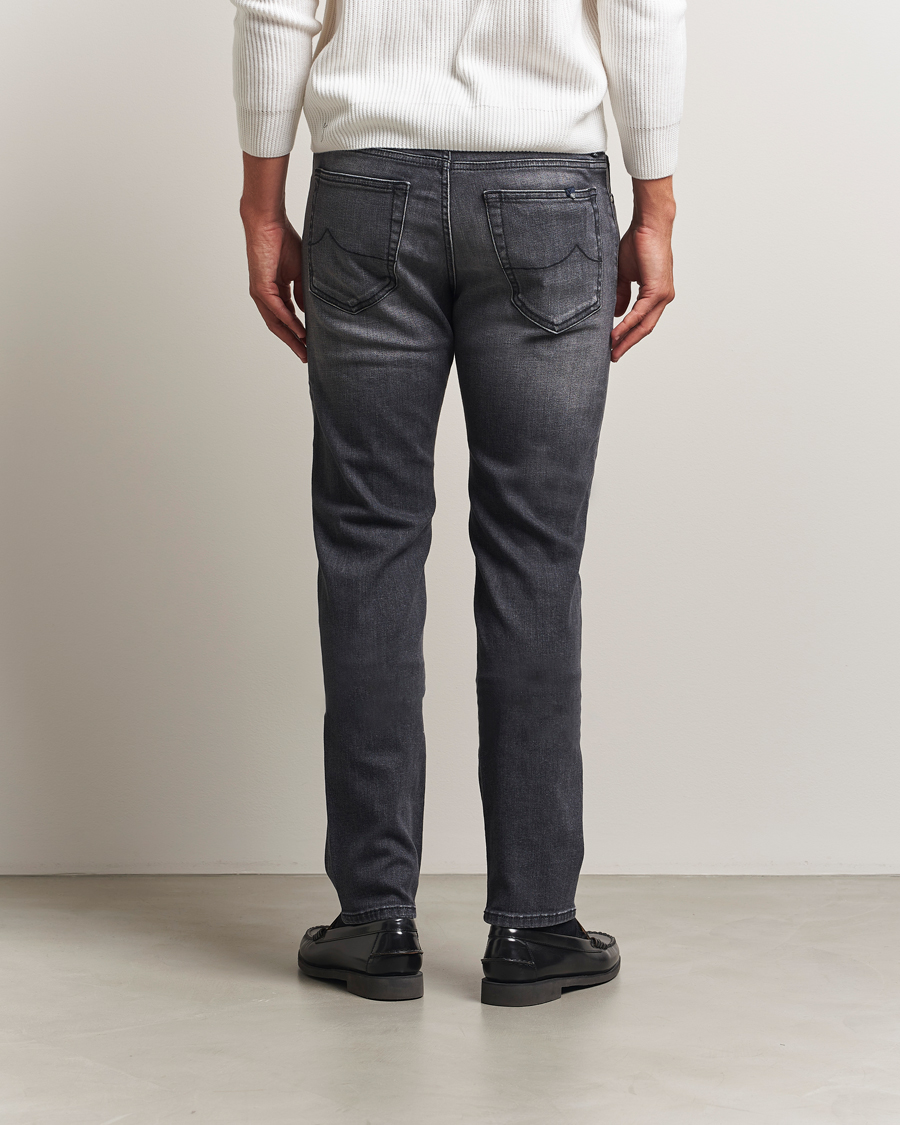 Herren | Jeans | Jacob Cohën | Bard Slim Fit Stretch Jeans Grey