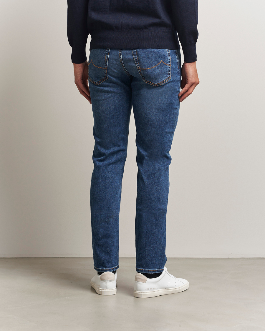 Herren | Jeans | Jacob Cohën | Bard Olympics Slim Fit Stretch Jeans Medium Blue
