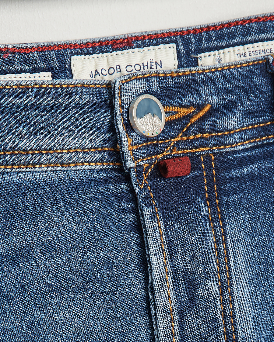 Herren | Jeans | Jacob Cohën | Bard Olympics Slim Fit Stretch Jeans Medium Blue
