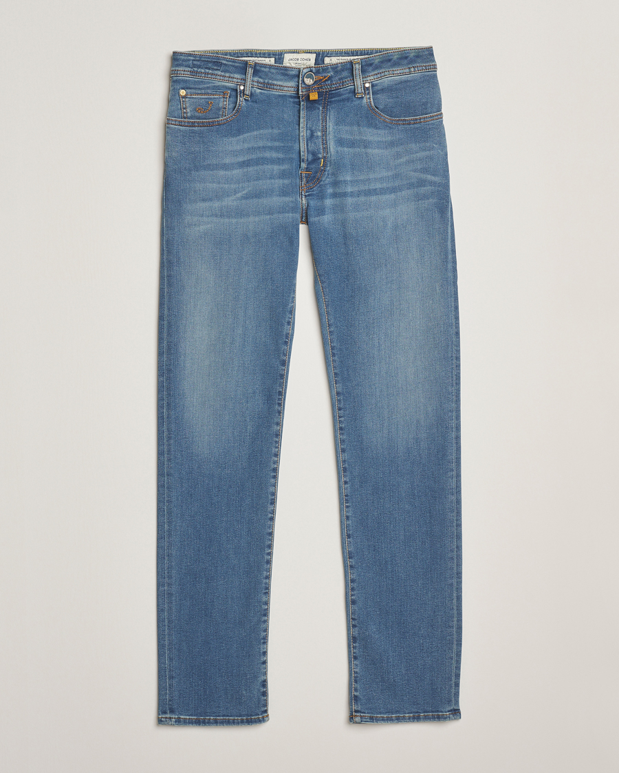 Herren | Jeans | Jacob Cohën | Bard Olympics Slim Fit Stretch Jeans Blue