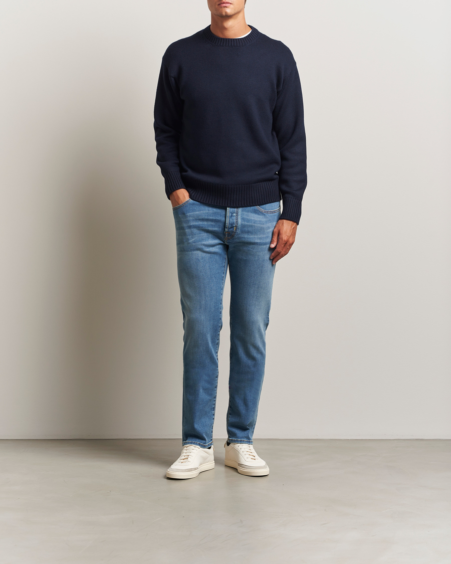 Herren | Jeans | Jacob Cohën | Bard Olympics Slim Fit Stretch Jeans Blue