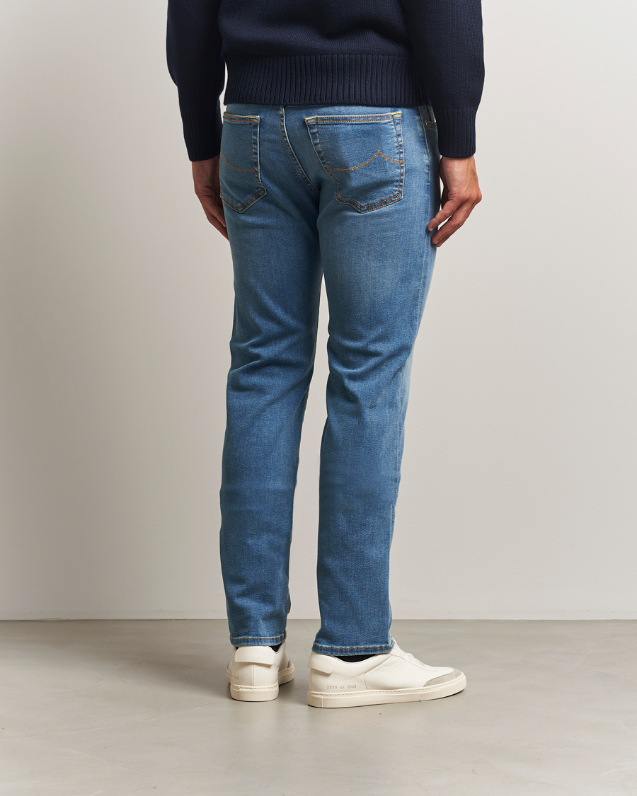 Herren | Jeans | Jacob Cohën | Bard Olympics Slim Fit Stretch Jeans Blue