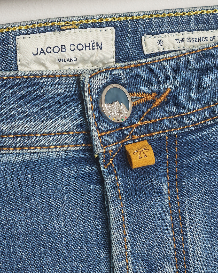 Herren | Jeans | Jacob Cohën | Bard Olympics Slim Fit Stretch Jeans Blue