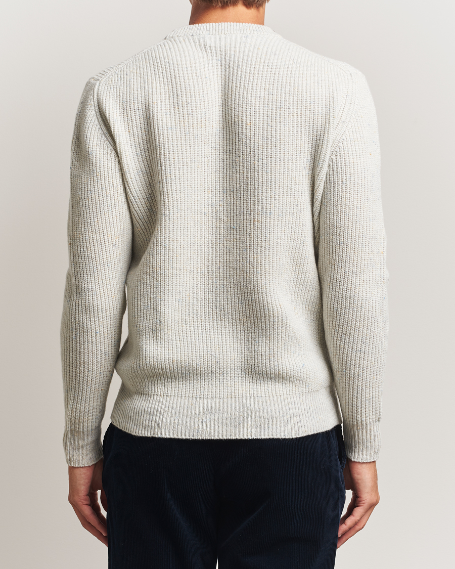 Herren | Pullover | Lardini | Knitted Wool Crew Neck White
