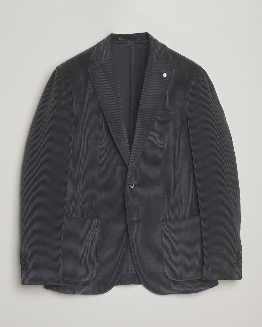 Herren | Sakkos | L.B.M. 1911 | Jack Corduroy Blazer Dark Grey