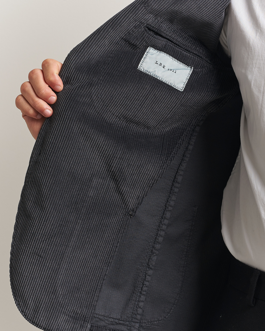 Herren | Sakkos | L.B.M. 1911 | Jack Corduroy Blazer Dark Grey