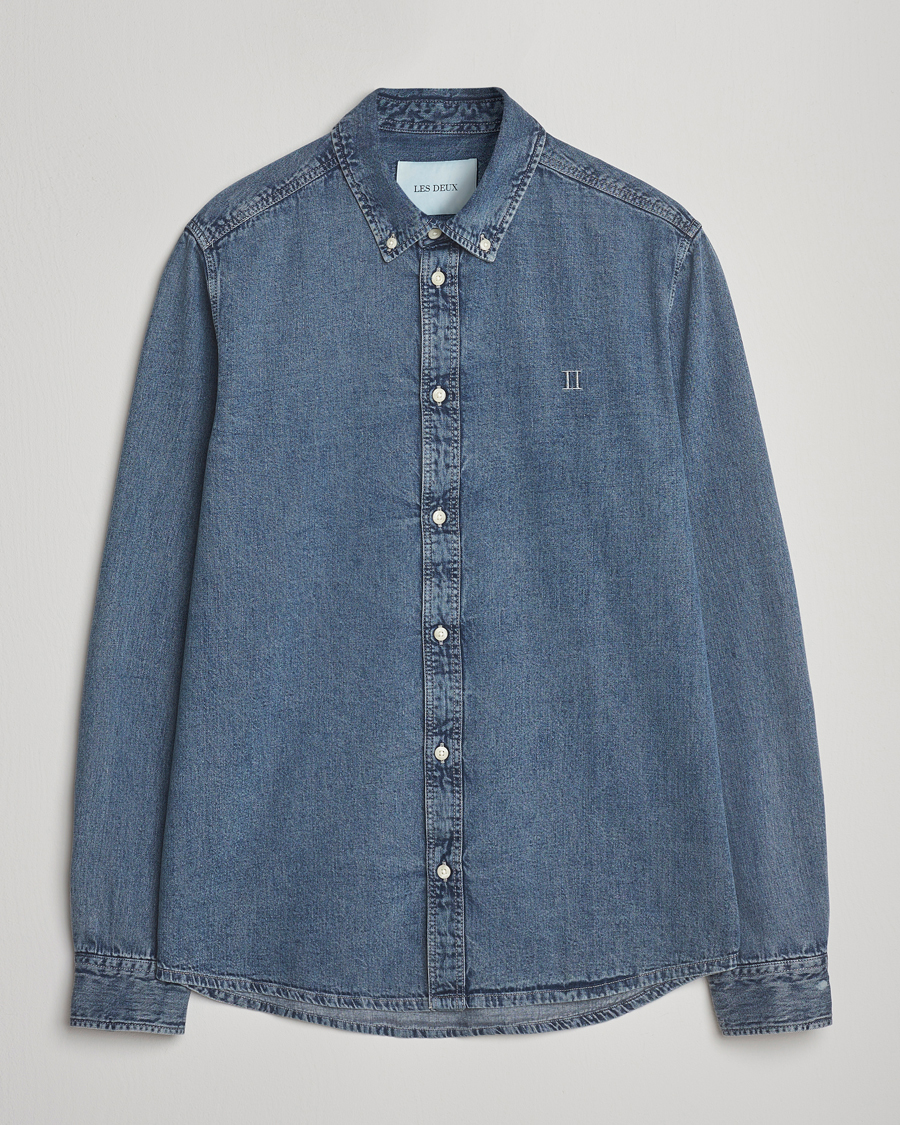 Herren | Hemden | LES DEUX | Konrad Denim Shirt Light Indigo
