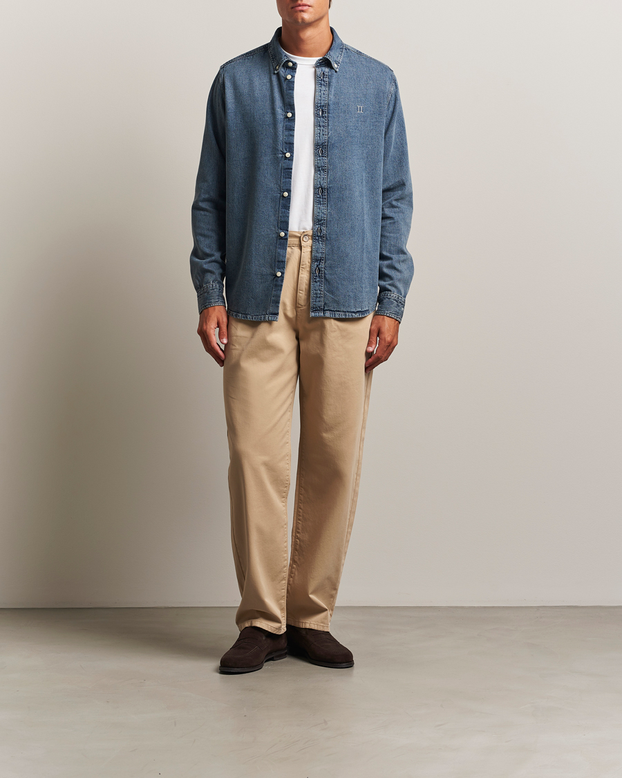 Herren | Hemden | LES DEUX | Konrad Denim Shirt Light Indigo