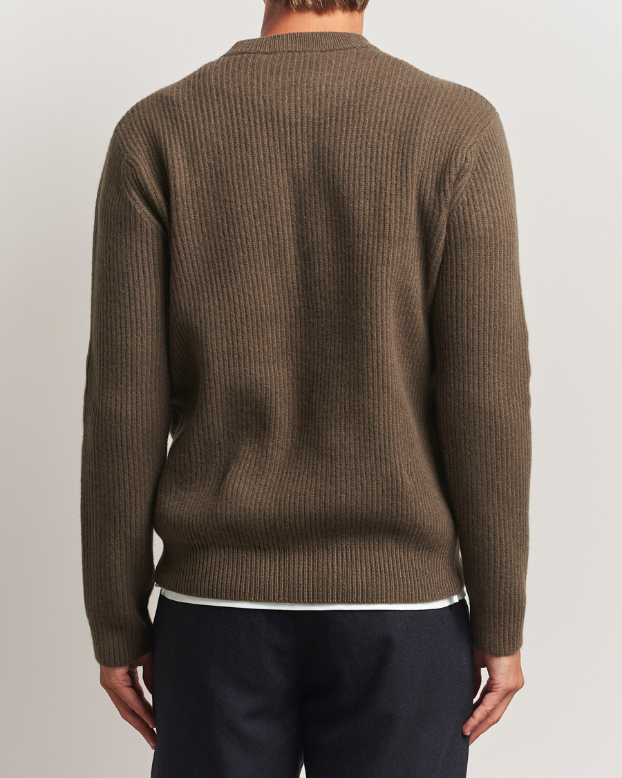 Herren | Pullover | LES DEUX | Eddie Wool Rib Crewneck Teak