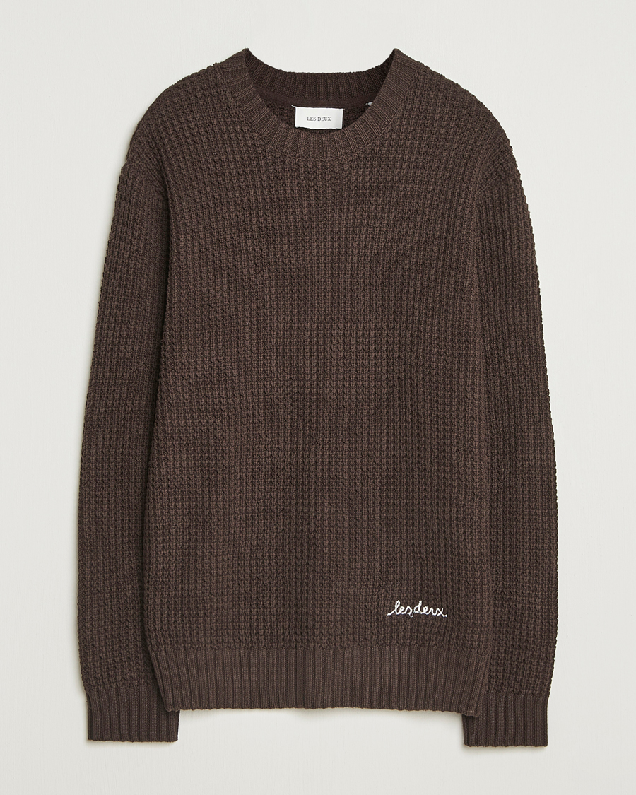 Herren | Pullover | LES DEUX | Alvin Cotton Waffle Crewneck Delicioso