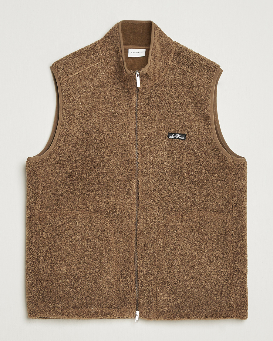 Herren | Westen | LES DEUX | Creed Teddy Vest Teak