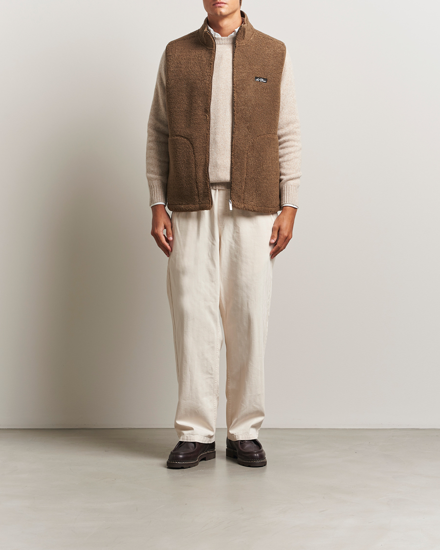 Herren | Westen | LES DEUX | Creed Teddy Vest Teak