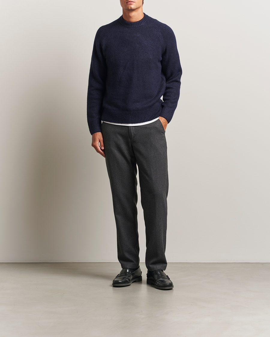 Herren | Hosen | LES DEUX | Como Reg Wool Pants Asphalt