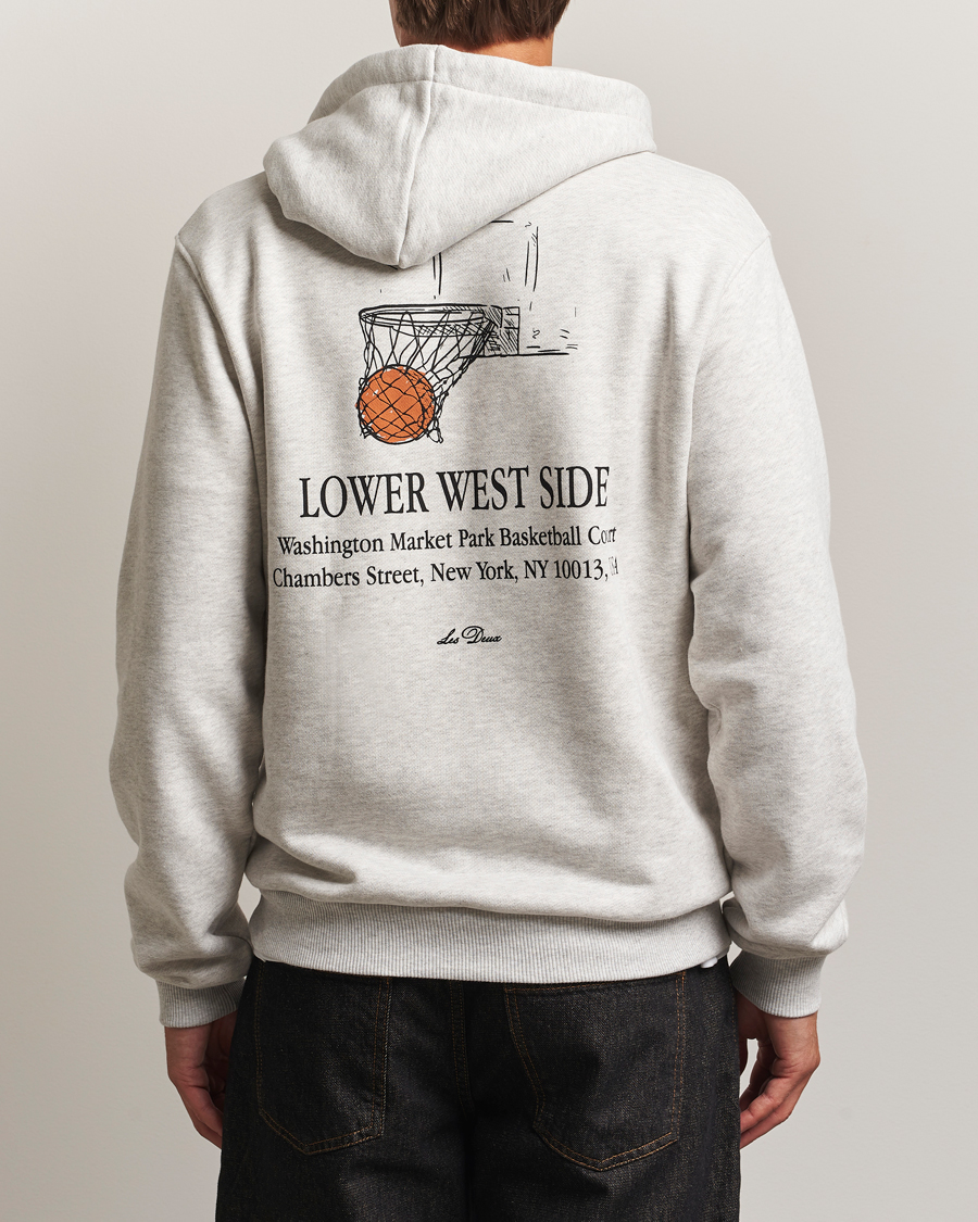 Herren | Pullover | LES DEUX | West Side Hoodie Snow Melange