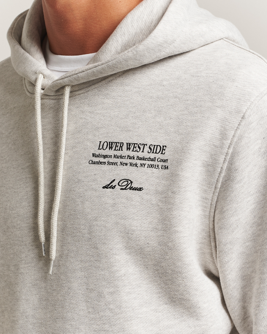 Herren | Pullover | LES DEUX | West Side Hoodie Snow Melange