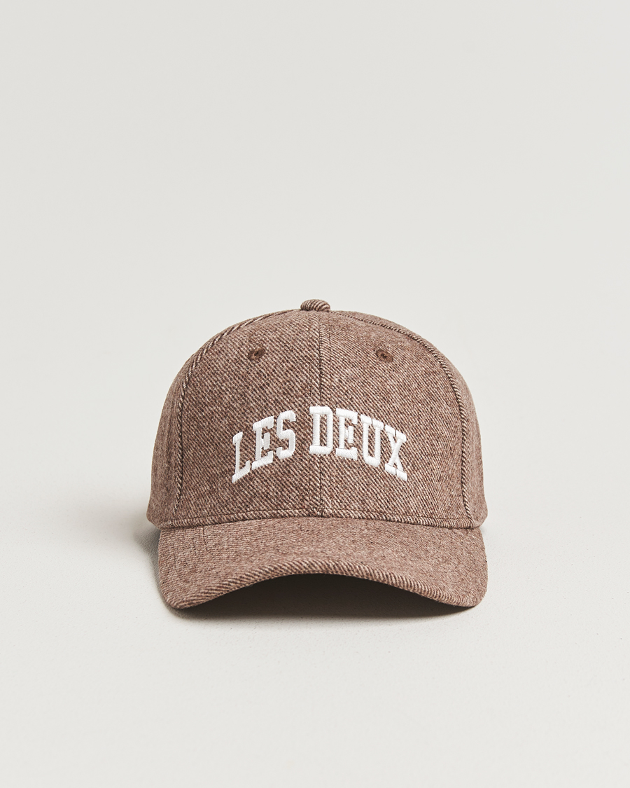 Herren | Les Deux Wool Baseball Cap Mountain Gray | LES DEUX | Wool Baseball Cap Mountain Gray