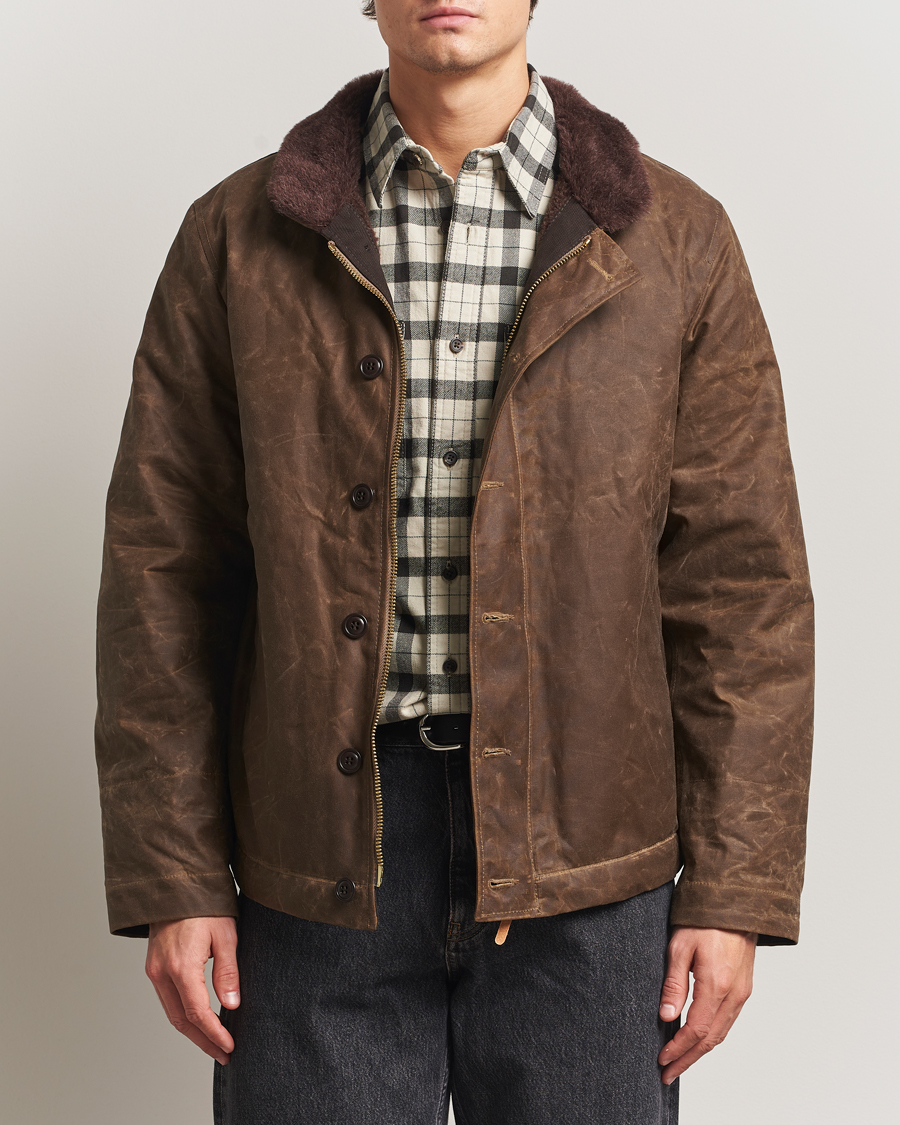 Herren | Jacken | Manifattura Ceccarelli | Deck Jacket Dark Tan