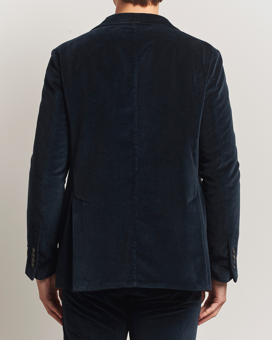 Herren | Sakkos | Massimo Alba | Catch Velvet Blazer Navy