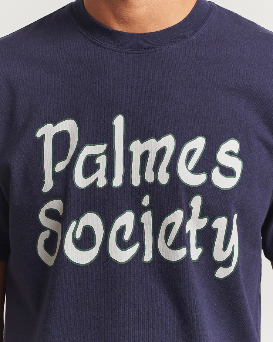 Herren | T-Shirts | Palmes | Society T-Shirt Navy