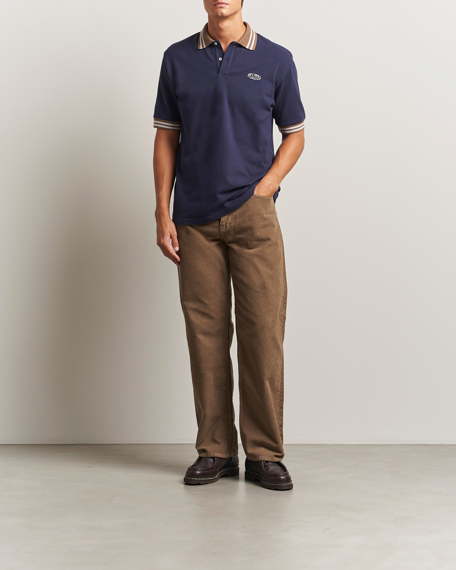Herren | Poloshirts | Palmes | Oval Pique Polo Dark Blue