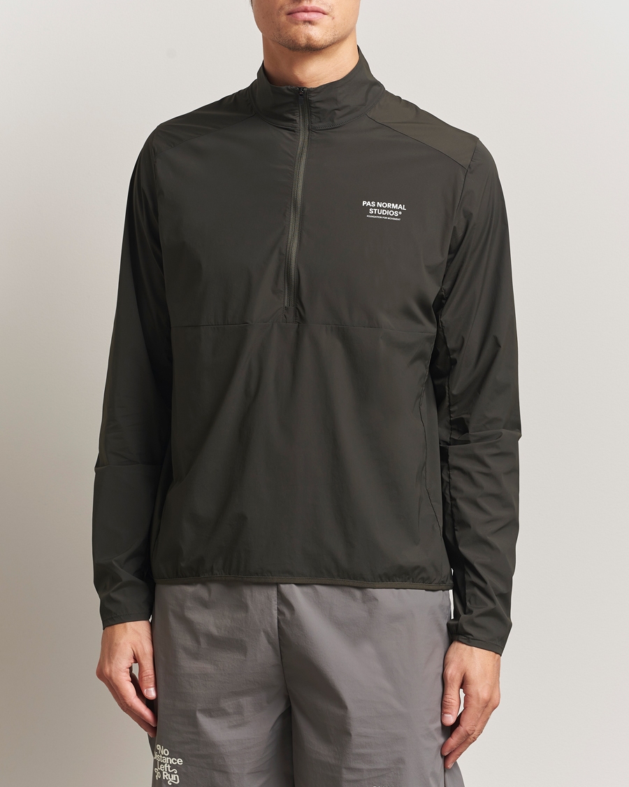 Herren | Jacken | Pas Normal Studios | Balance Half Zip Jacket Dark Olive