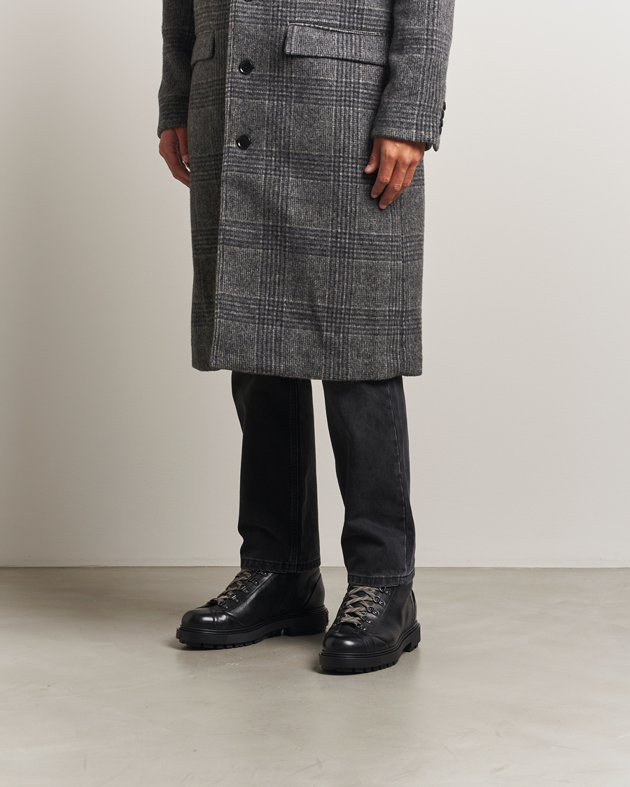 Herren | Boots | Santoni | St Moritz Winter Boots Black Calf