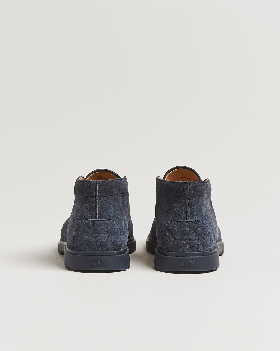 Herren | Boots | Tod's | Polacco Moc Desert Boots Navy Suede