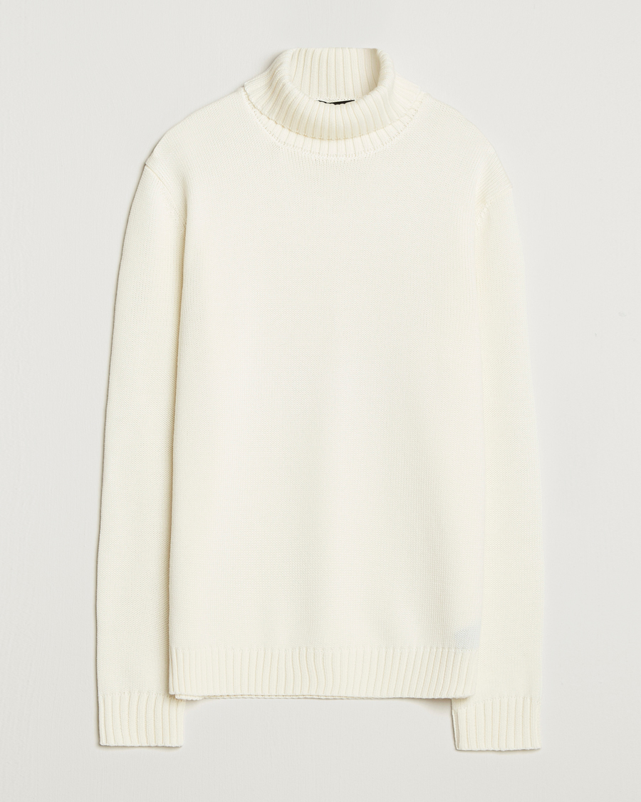 Herren | Pullover | Zanone | Virgin Merino Wool Rollneck Latte