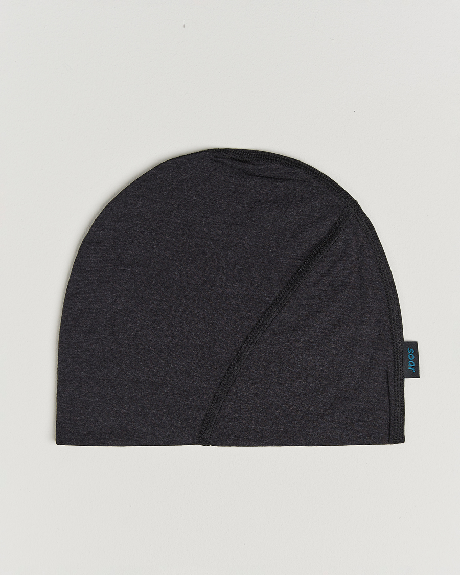 Herren | SOAR Running Silk Merino Beanie Dark Grey | SOAR Running | Silk Merino Beanie Dark Grey