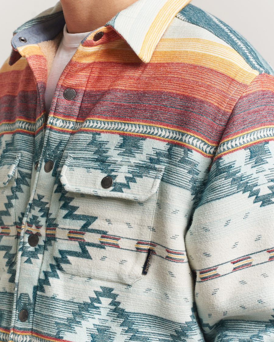 Herren | Pullover | Pendleton | Bay City Teddy Lined Shirt Jacket Saltillo Stripe