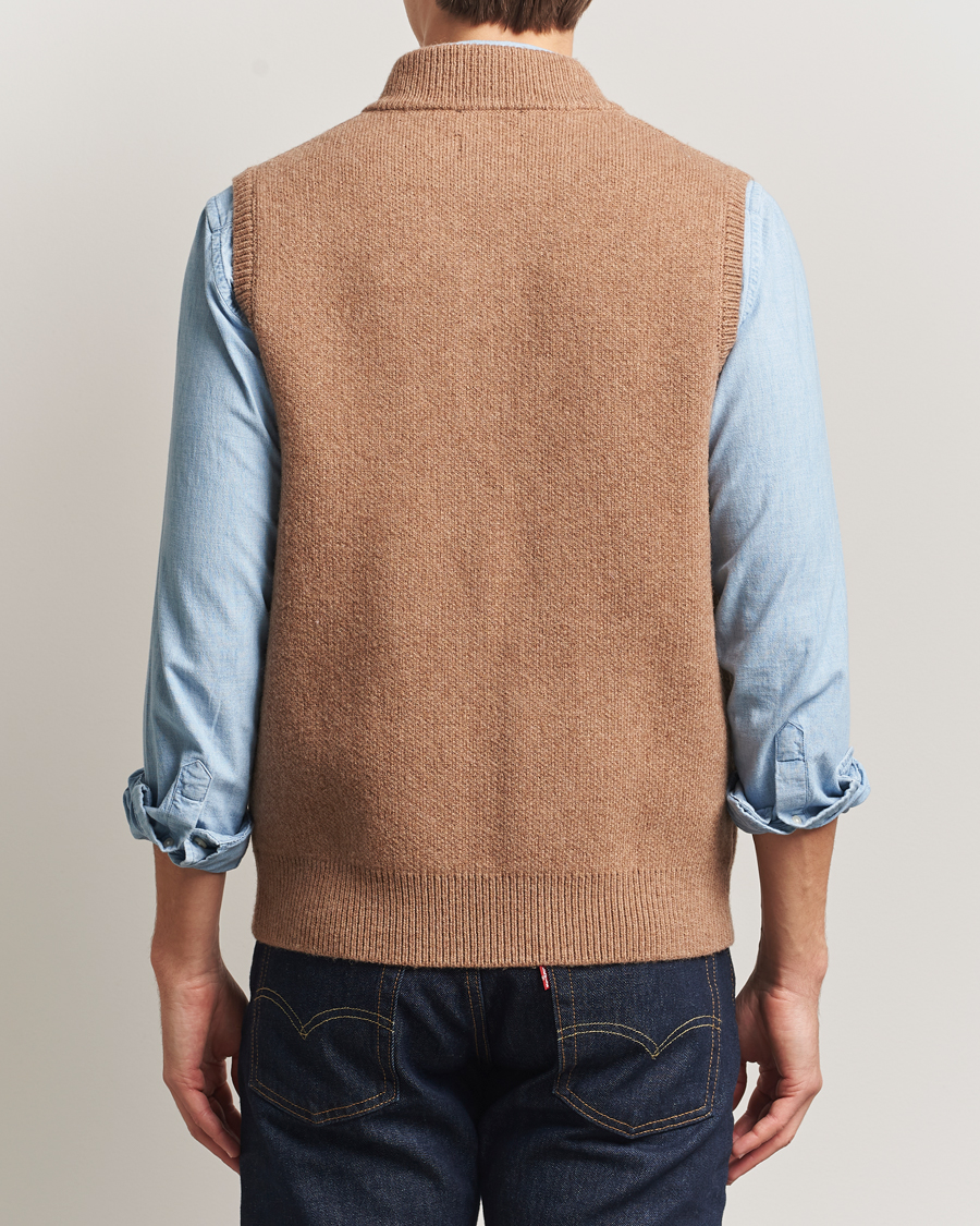 Herren | Pullover | Pendleton | Wool Sweater Vest Tan