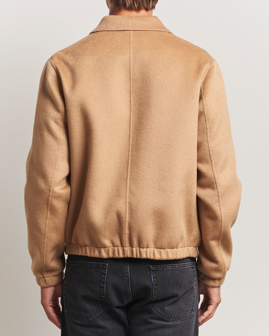 Herren | Jacken | Filippa K | Doublé Wool Coach Jacket Dark Camel