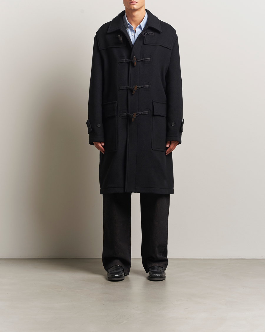 Herren | Jacken | Filippa K | Monty Wool Duffle Coat Black
