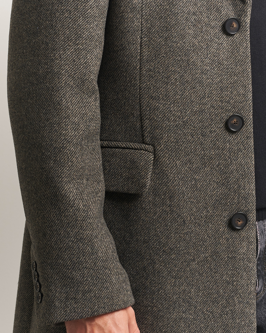 Herren | Jacken | Filippa K | William Wool Textured Coat Driftwood