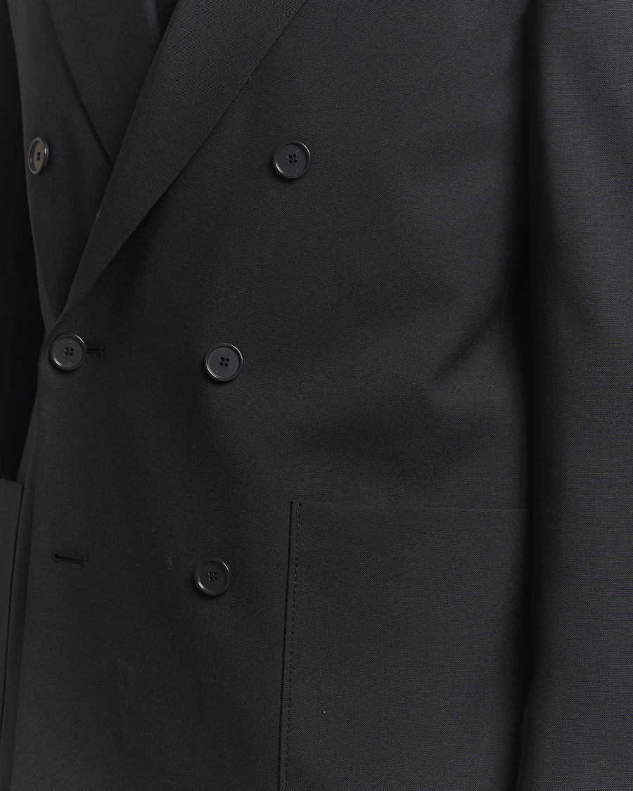Herren | Sakkos | Filippa K | Michael Wool Double Breasted Blazer Black