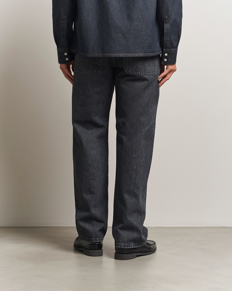 Herren | Jeans | Filippa K | Loose Fit Workwear Jeans Washed Black