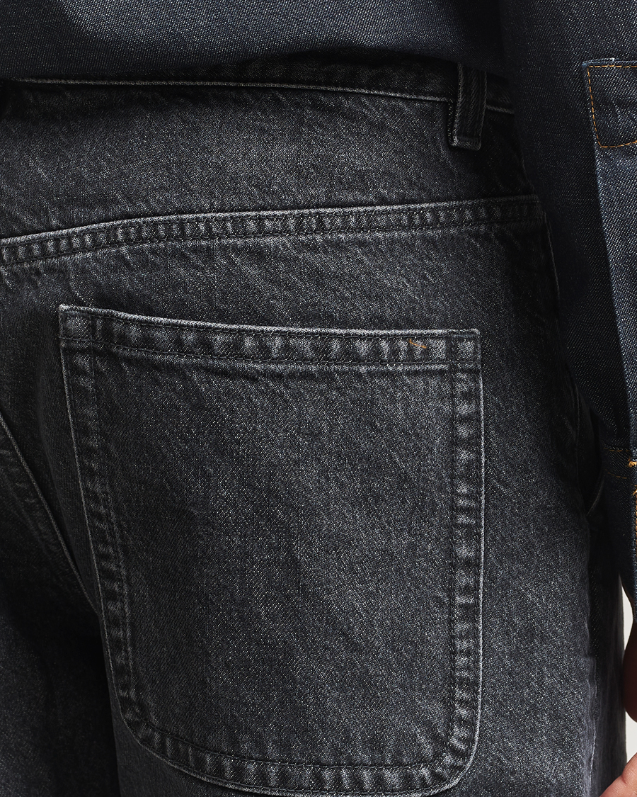 Herren | Jeans | Filippa K | Loose Fit Workwear Jeans Washed Black