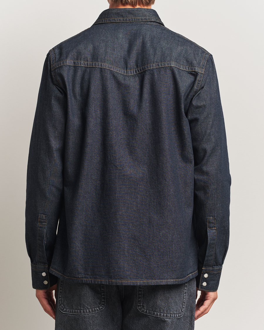 Herren | Hemden | Filippa K | Western Denim Shirt Rinsed Blue Wash