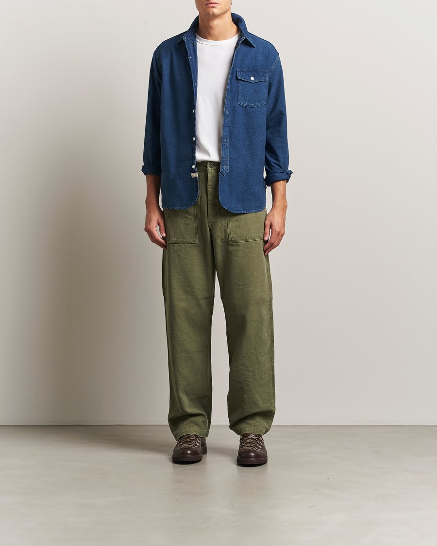 Herren | Hemden | RRL | Oxford Denim Shirt Indigo