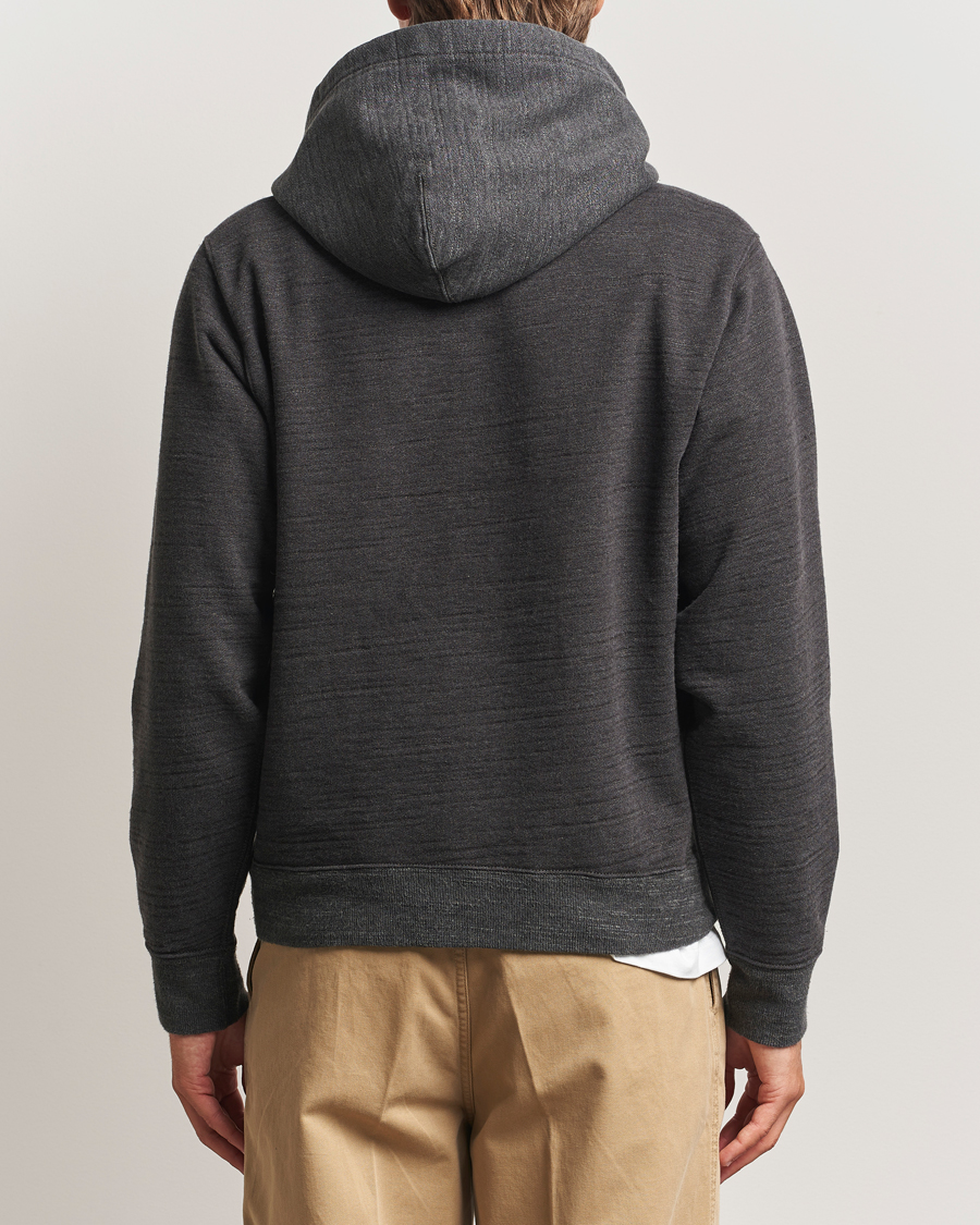 Herren | Pullover | RRL | Two Tone Hooded Sweatshirt Charcoal
