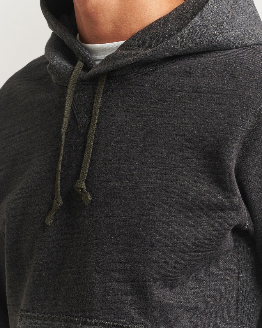 Herren | Pullover | RRL | Two Tone Hooded Sweatshirt Charcoal