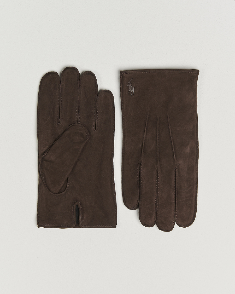 Herren | Handschuhe | Polo Ralph Lauren | Suede Gloves Dark Brown